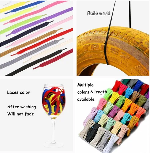 Miniatura 3 de UGY Shoe Laces for Sneakers Flat Shoelaces Athletic Shoes Strings