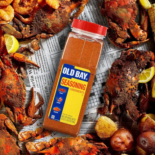 Miniatura 9 de OLD BAY Condimento, 24 onzas, un recipiente de 24 onzas de condimento multiusos OLD BAY con mezcla única de 18 especias y hierbas para cangrejos
