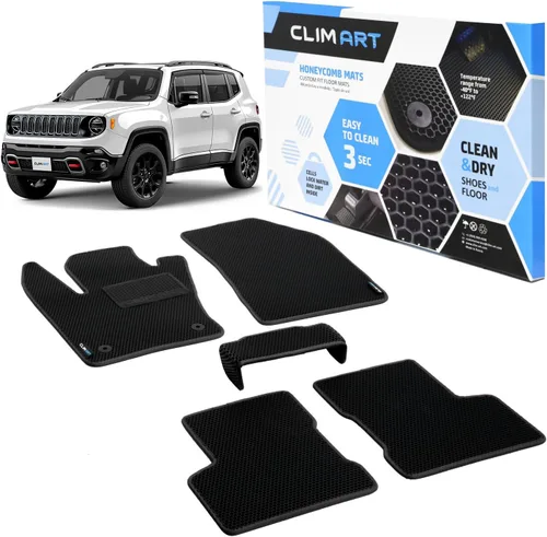 Miniatura 15 de CLIM ART WaterTrap FL011417021 - Alfombrillas de automóvil de ajuste personalizado para Honda CR-V 2017-2022, primera y 2ª fila, alfombrillas