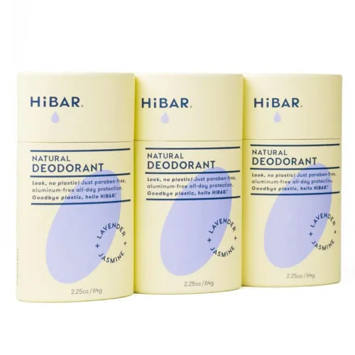 Miniatura 15 de HiBAR - Desodorante sin plástico de bergamota y cedro - Desodorante natural - Protección durante todo el día - Con cera de semillas de girasol