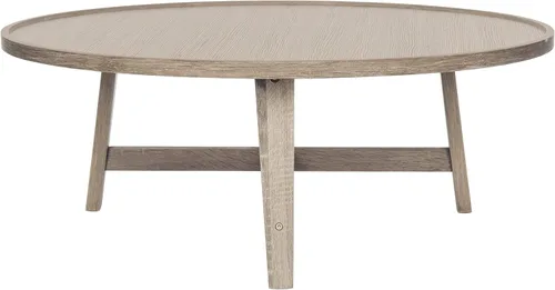 Miniatura 7 de Safavieh Home Collection Malone Mesa de centro de madera gris oscuro retro de mediados de siglo