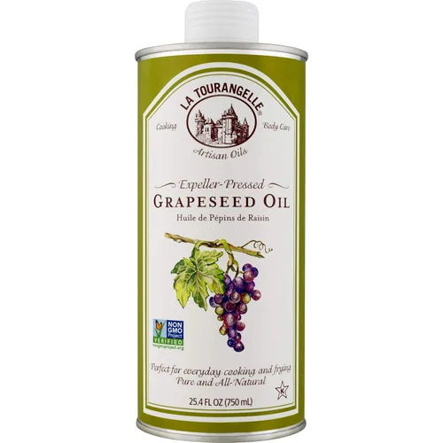 Miniatura 2 de La Tourangelle Aceite de semilla de uva de 25.4 onzas líquidas, totalmente natural, artesanal, ideal para cocinar y aceite de aguacate de 8.45 onzas