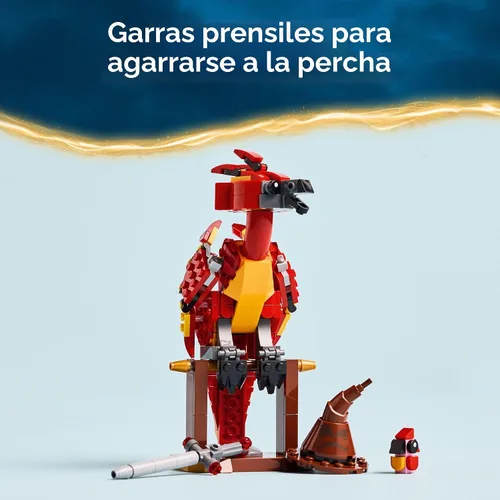 Miniatura 5 de LEGO Harry Potter Fawkes: Fénix de Dumbledore - Juguetes de construcción y aprendizaje para juego de rol - Juguetes coleccionables de Harry Potter