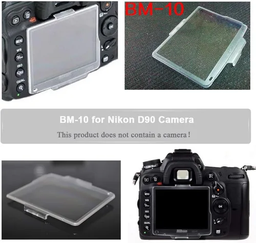 Miniatura 2 de BM10 - Protector de pantalla LCD para cámara réflex digital Nikon D90, protector de pantalla para Nikon D90, reemplaza BM-10-2 paquetes