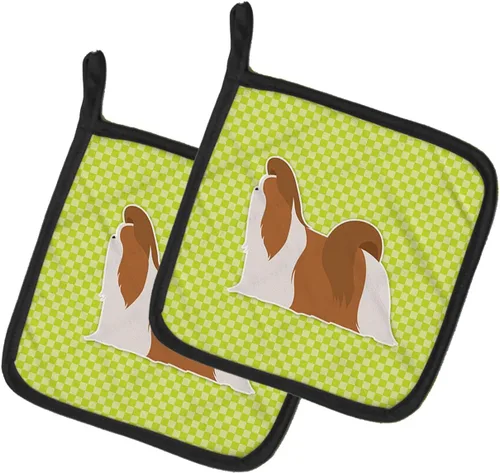 Miniatura 128 de Caroline's Treasures BB3567PTHD - Juego de soportes para ollas de cocina resistentes al calor, almohadillas calientes para cocinar, hornear, Copo