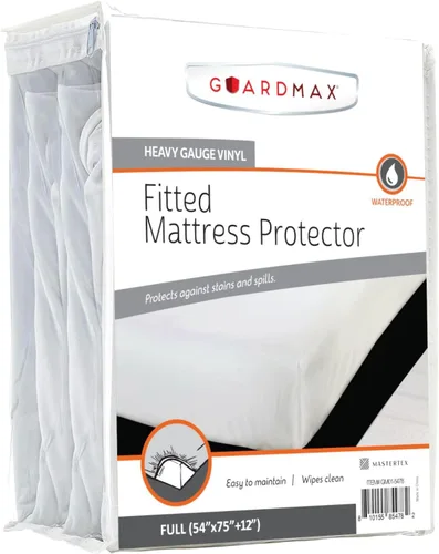 Miniatura 29 de Guardmax Jersey Knitted Sleeper Sofa Size Mattress Protector - Waterproof & Dust Mite Proof Mattress Cover with Stretchable Pockets - Soft
