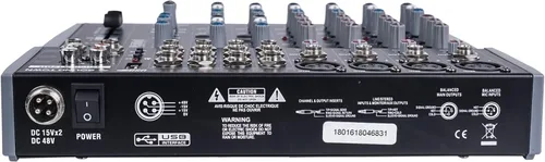 Miniatura 3 de Sound Town Mezclador de audio profesional de 12 canales con interfaz USB, grabación, EQ, Bluetooth, DSP y 48V Phantom (TRITON-A12BD)