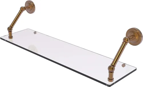 Miniatura 8 de Allied Brass PR-1/22-ORB Pr - Estante de vidrio con bordes biselados de 1 pulgada, 22 pulgadas, bronce aceitado