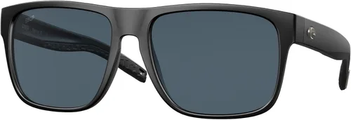 Miniatura 23 de Costa Man - Gafas de sol con montura negra mate, lentes de espejo verde, 2.323 in