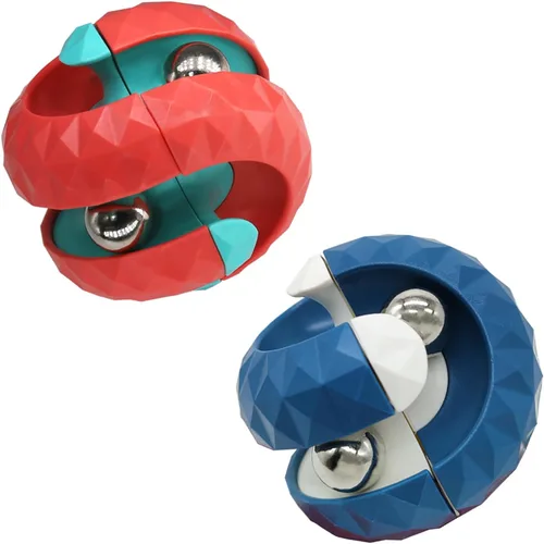 Miniatura 11 de Paquete de juguetes para ansiedad, bola órbita, novedosa pista creativa, cubo infinito, bolas para aliviar el estrés, juguetes sensoriales