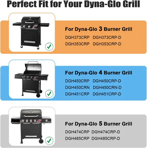 Miniatura 2 de Piezas de parrilla de placas térmicas para Dyna Glo DGH450CRP, DGH450CRP-D, DGH450CRN, DGH450CRN-D, DGH451CRP, DGH451CRP-D, modelos de parrilla