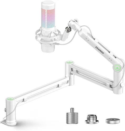 Miniatura 8 de Brazo de Micrófono, Aokeo AK-58 - Soporte de Brazo de Micrófono de Escritorio de Bajo Perfil Ajustable, Adecuado para Blue Yeti, Snowball iCE