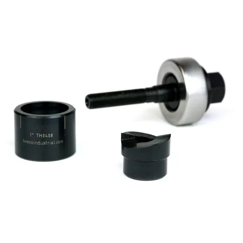 Miniatura 12 de TEMCo TH0393-1 - Unidad perforadora con perno de extracción manual (1.36 pulgadas, tamaño real del agujero)