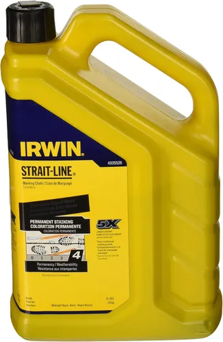 Miniatura 3 de IRWIN Tools STRAIT-LINE - Tiza de marcado permanente, rojo carmesí, 6 onzas (4935519)