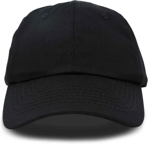 DALIX Gorra de béisbol para papá, lisa, para hombre, mujer, algodón, ajustable, en blanco, sin estructurar, suave