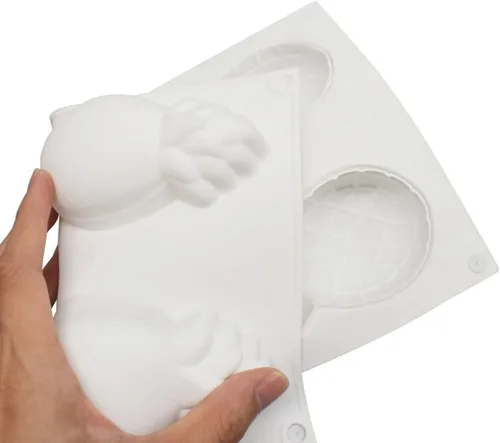 Miniatura 8 de Molde de Silicona para Postres Molde de Silicona para Pastel Para Hornear Molde de Fondant Forma de Fruta Caramelo de Azúcar Gelatina Utensilios