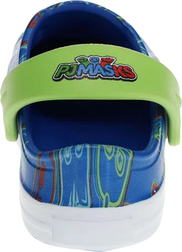 Miniatura 3 de PJ Masks Zuecos moldeados para niños con correa trasera, Catboy Owlette y Gekko, talla de niño 7 a niños talla 12
