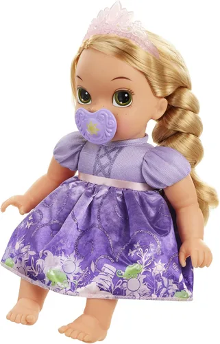 Miniatura 2 de Disney Princess Muñeca Rapunzel de lujo para bebé con chupete de juguete