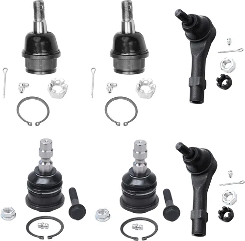 Miniatura 212 de Detroit Axle – Kit de suspensión delantera para Hyundai 2013-2018 Santa Fe 2 enlaces de barra de estabilizador 4 varillas de amarre interiores