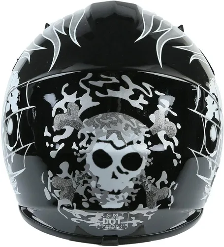 Miniatura 5 de SLMOTO - Casco DOT para niños y jóvenes, casco de motocross para todoterreno y calle, casco de motocicleta, casco de bicicleta de tierra, motocross