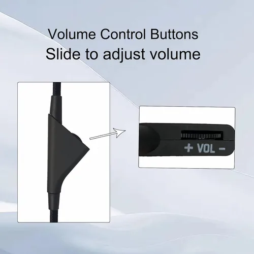 Miniatura 3 de Cable de audio de repuesto para auriculares Astro A10 A40 para juegos, cable de control de volumen en línea, cable auxiliar para juegos de audio