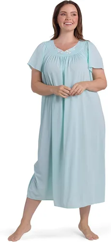 Miniatura 4 de Miss Elaine camisón de punto con mangas largas estilo mariposa para mujer