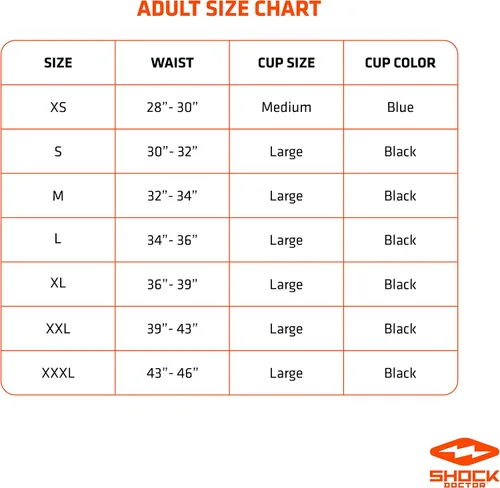 Miniatura 5 de Shock Doctor Compression Shorts with Protective Bio-Flex Cup, Moisture Wicking Vented Protection, Adult