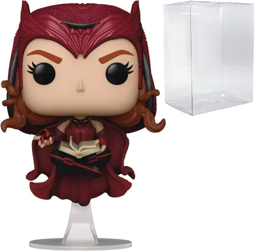 Miniatura 6 de POP Marvel: WandaVision - Figura de vinilo de The Scarlet Witch Funko Pop! (incluye funda protectora de caja compatible), multicolor, 3.75 pulgadas