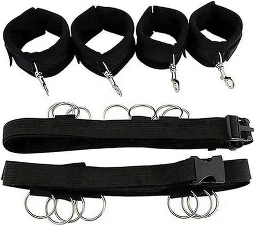 Miniatura 4 de Correas de cama King para adultos, correas de amarre para adultos, juguetes de dormitorio, correas de cama para tamaño Queen, correas de cama