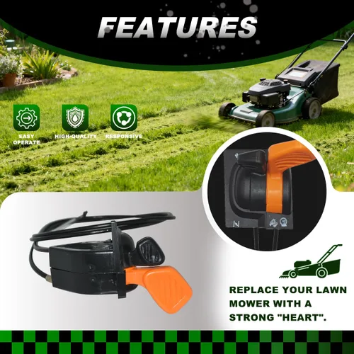 Miniatura 4 de AM140333 Reemplazo del cable de palanca de estrangulador del acelerador para John Deere X300 X304 X305R X310 X320 X324 X340 X360 X500 X530 X534