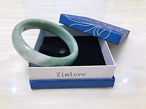 Miniatura 4 de Pulsera de jade natural para mujer, estilo clásico, retro, chino, jade, con certificado y caja de regalo