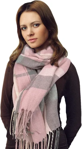 Miniatura 7 de Loritta Bufanda para mujer, chales largos a cuadros, para invierno, cálida, bufandas grandes, regalos