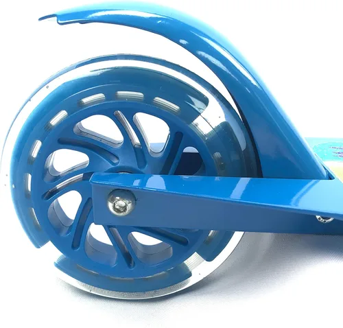 Miniatura 4 de Titan Flower Power Princess - Patinete plegable de aluminio para niñas con ruedas con luz LED (edad 5 + años), color azul Patinete Princesa Azul