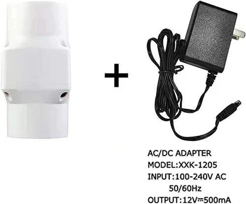 Miniatura 7 de Ventilador de conducto en línea de 2 pulgadas, 12 V, mini ventilador de ventilación de circulación de aire para calefacción, refuerzo de 6 W-1.969 in