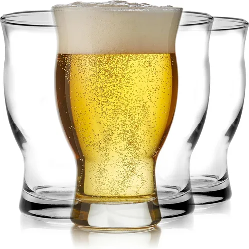 Miniatura 9 de Libbey Paquete de 12 vasos de cerveza clásicos de pub, apilables, modernos vasos de cerveza de bar, grandes multiusos, para Stouts, Ales y más Pub 12