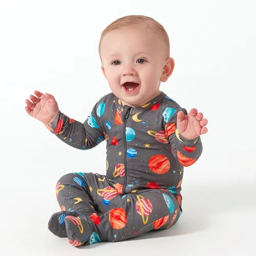 Miniatura 2 de Gerber Unisex Baby Toddler Buttery-Soft Snug Fit Footed Pajamas with Viscose Made with Eucalyptus