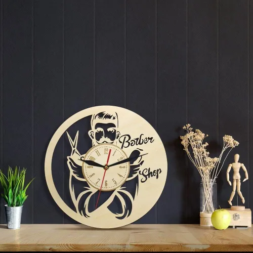 Miniatura 3 de Reloj de pared rústico vintage de 12 pulgadas con diseño retro, funciona con pilas, para sala de estar, dormitorio y oficina