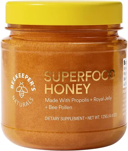 BEEKEEPER'S NATURALS B.Powered - Alimenta tu cuerpo y mente, ayuda con el apoyo inmunológico, claridad mental, energía mejorada y rendimiento