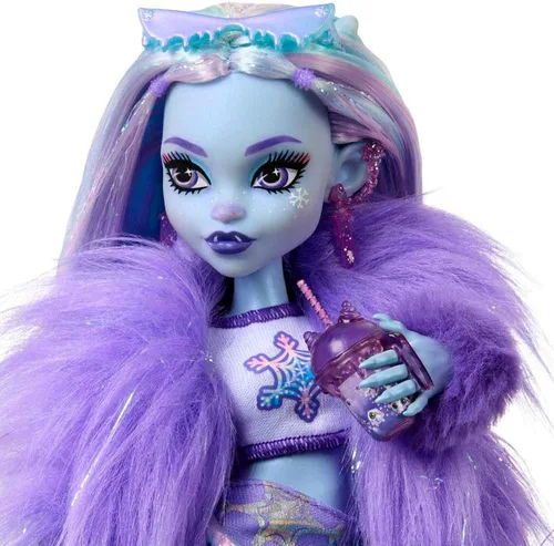 Miniatura 3 de Muñeca Monster High, Abbey Bominable Yeti de moda con mamífero mamut mascota y accesorios temáticos