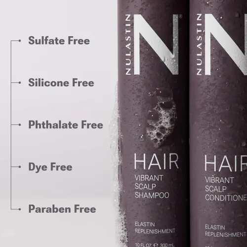 Miniatura 5 de NULASTIN Champú + acondicionador Duo - Champú vibrante para cuero cabelludo (10 onzas líquidas) y acondicionador de cabello vibrante para el cuero