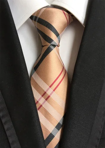 Miniatura 96 de WeiShang Lote de 6 corbatas clásicas de seda para hombre, corbatas tejidas jacquard