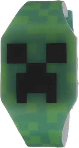 Accutime Kids Minecraft Character Digital Quartz Wrist Watch, Cool Inexpensive Gift & Party Favor for Toddlers, Boys, Girls, Adults All Ages