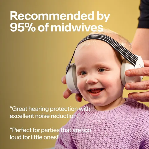 Miniatura 4 de Alpine Muffy Baby - Protección de oídos para bebés y niños pequeños de hasta 36 meses, certificado CE y ANSI, orejeras con reducción de ruido