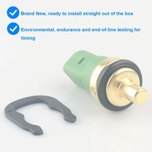 Miniatura 4 de Sensor de temperatura del refrigerante, sensor de temperatura ECT reemplazo 158-0629, 1580629 compatible con Audi VW - 1999-2010 Beetle, 1999-2006
