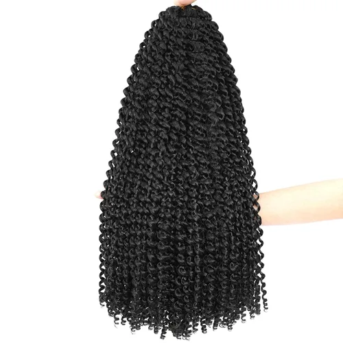 Miniatura 5 de Cabello Passion Twist de 30 pulgadas, 8 paquetes de cabello largo Passion Twist de ganchillo para mujeres, cabello ondulado trenzado, cabello
