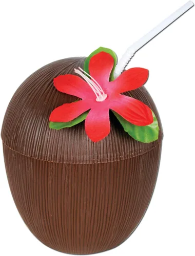 Miniatura 4 de Beistle Taza de coco de plástico