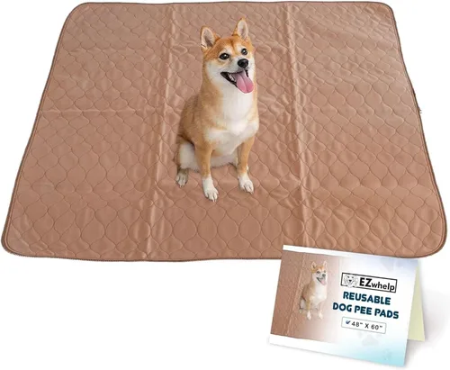 Miniatura 12 de EZwhelp Almohadillas reutilizables para orina de perro, almohadillas de entrenamiento impermeables para perros, lavables y sanitarias, esquinas