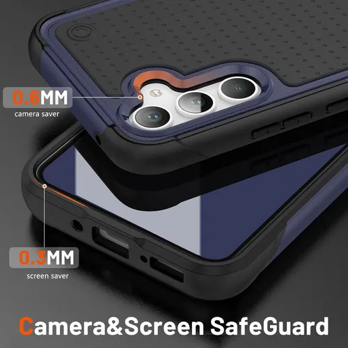 Miniatura 226 de Jeylly Compatible con Samsung Galaxy A22 5G Funda, Funda Samsung A22 5G con 2pcs protectores de pantalla de vidrio templado