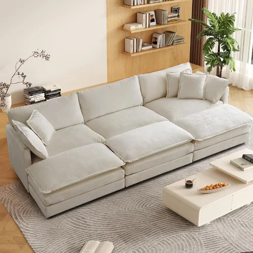 Miniatura 142 de SoarFlash Sofá modula, de felpilla, posición de en medio, beige