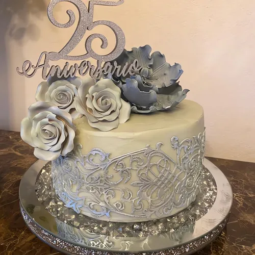 Miniatura 4 de pastel de encaje de boda comestible silicona hornear encaje Mat fondant impresión textura encaje decoración molde azúcar artesanía glaseado caramelo